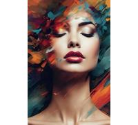 Abstract Vibes Notebook 21 for Women and Girls: Modern Artistic Journal. Vibrant Colors and Organic Shapes. Perfect for Creativity and Gift Giving. Trendy and Inspirational Design.