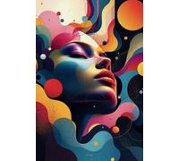 Abstract Vibes Notebook for Women and Girls: Modern Artistic Journal with Vibrant Colors and Organic Shapes. Perfect for Creativity and Gift Giving. Trendy and Inspirational Design.