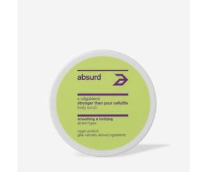 Absurd - Scrub Corpo Bifasico Stronger Than Your Cellulite, 200 ml, Azione Esfoliante, con Glicerina Vegetale, Oligoelementi, Fitocomplessi Iperfermentati, Per Tutti i Tipi di Pelle, Vegan