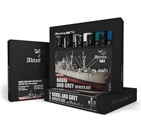 Abtaeilung502 : Set Di 6 Colori Ad Olio In Tubetto Da 20ml Per Navi E Colore Grigio