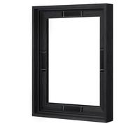 ABTGT Cornice Galleggiante Su Tela Da 9 X 12 Cm Con Profondità Di 2,3 Cm, Cornice Artistica Nera Per Dipinti Su Tela Con Adesivo, Per Stampe A Parete Verticale O Orizzontale