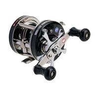 Abu Garcia Ambassadeur 5501 Striper Drag Nero Baitcasting Reel NUOVO