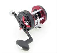 Abu Garcia Ambassadeur 6500CS Rocket Rosso Nero Mano Destra Baitcasting Nuovo