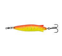 Abu Garcia Toby Spoon Esca | Leggendaria esca artificiale per predatori d'acqua dolce e salata | Azione irresistibile per lucci, trote, salmoni, persici e altro ancora | Red Hot Tiger, 7,5 cm