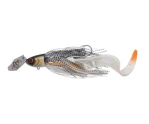 Abu Garcia Beast Bladed Jig Esca da pesca | Esca personalizzabile per la pesca dei predatori | Lama che spinge l'acqua e sonaglio interno | Esca per lucci e predatori | Shadow Tiger