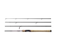 Abu Garcia Diplomat V2 - Canne da pesca da viaggio, progettate per essere ripiegate piccole per un facile trasporto, 24T Carbon Blanks, azione da moderata a veloce, gamma di pesi per tutti gli stili