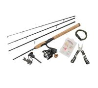 Abu Garcia Diplomat Wilderness Sopravvivenza 4pc Combo 664L / Canna E Mulinello