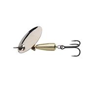 Abu Garcia Droppen Bugga Spinner Lure | Spinner in linea versatile per persici, trote e salmerini | Recupero lento o veloce | Attrezzatura da pesca in acqua dolce | Arancione rame olografico, 5 cm