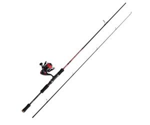 Abu Garcia Fast Attack Baitcasting Combo, Canna e Mulinello per la Pesca con artificiali, Blank in Carbonio 24T, 4+1 Cuscinetti in Acciaio Inossidabile, Sistema di Freno Mag Trax