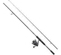 Abu Garcia Fast Attack Pro 230 20-50g Pike Spin Combo, Combo da Spinning per la Pesca ai Predatori, Nero