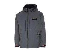 Abu Garcia Giacca da Pesca Impermeabile - Nylon Resistente alle intemperie, Traspirante e Durevole | Cappuccio Regolabile, Protezione dal Vento | Grigio | L