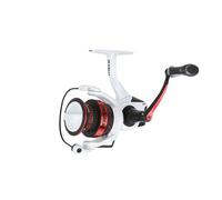Abu Garcia Max Pro Spinning Reel, Freshwater Angler Fishing Pike Perch & Zander, Aluminum Spool, Robust Ambidextrous 1000s Reel Size 5.2:1 Gear Ratio White & Red