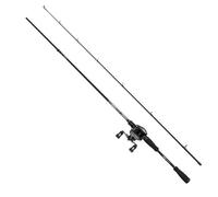 Abu Garcia Max X Casting Canna & Mulinello Combo | Mulinello da esca a basso profilo d'acqua dolce | 24T bianco grafite | Sistema di cuscinetti 5+1 | Design asimmetrico | Set da pesca per esche