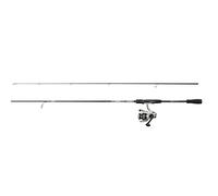Abu Garcia Max X Spinning Combo, Canna e mulinello da pesca d'acqua dolce Luccio perca e lucioperca, Forte peso leggero e versatile, 2,44m velocità moderata, Mulinello di taglia 2500, 80M