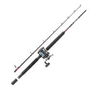 Abu Garcia MT602SWH/GT345 RH 2PC Canna per la pesca da barca, 7-18 Kg, 1,8 m, multicolore