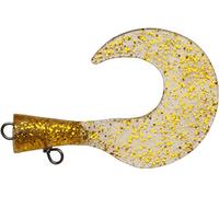 Abu Garcia Svartzonker McMio Code di Ricambio - Sostituzioni ecologiche per esche grandi e piccole Mc Mio, Plastisol durevole per la pesca in acqua dolce e salata, Oro Glitter 9.2 cm