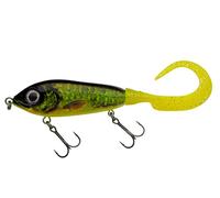 Abu Garcia Svartzonker McMy Tail Jerkbait - ABS trasparente ad alto impatto, effetto 3D realistico, progettato in Svezia per la pesca d'acqua dolce e salata, pesce persico yellowfin 17 cm