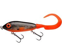 Abu Garcia Svartzonker McMy Tail Jerkbait - ABS trasparente ad alto impatto, peso ecologico, effetto 3D realistico, progettato in Svezia per la pesca in acqua dolce e salata, Fegis 17 cm