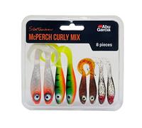 Abu Garcia Svartzonker Mcperch Curly, Bait in plastica Morbida Unisex Adulto, Assorted, Varied