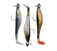 Abu Garcia Svartzonker McPrey Prerigged - Pesce in gomma Shad con jighead - Pesce predatore su luccio, lucioperca, pesce persico