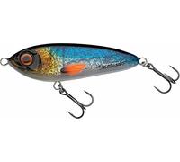 Abu Garcia Svartzonker McTracer Hybrid Jerkbait - Esca morbida e dura per la pesca al luccio, al pesce persico e alla trota - ottima per la pesca in acqua dolce e salata, Blue Sunrise 12.5 cm