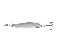 Abu Garcia Toby Spoon Esca | Leggendaria esca artificiale per predatori in acqua dolce e salata | Azione irresistibile per lucci, trote, salmoni, persici e altro ancora | Argento, 7,5 cm