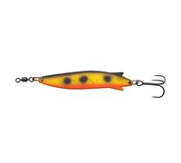 Abu Garcia Toby Spoon Esca | Leggendario cucchiaino per predatori per acqua dolce e salata | Azione irresistibile per lucci, trote, salmoni e altro | Arancione rame, Holo 9 cm
