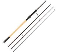 Abu Garcia Tormentor - Canna da pesca, canna da pesca, canna da spinning, sottile vuota, manico in sughero premium, canna da pesca predator, unisex, nero, crema, 2,74 m, 30-70 g