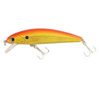 Abu Garcia Tormentor Esca galleggiante - Disponibile in più misure, ottimale per trote, persici, lucci, lucioperca e spigole, azione seducente con colori vivaci, Holo Orange/Yellow/Gold 7 cm