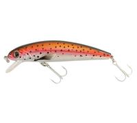 Abu Garcia Tormentor Esca galleggiante - Disponibile in più misure, ottimale per trote, persici, lucci, lucioperca e spigole, azione seducente con colori vivaci, Holo Black/Red/Pink/Silver 7 cm