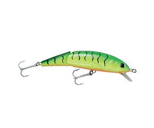 Abu Garcia Tormentor Jointed Esca galleggiante - Disponibile in diverse misure, ottimale per i predatori d'acqua dolce come trote, lucci, bass, lucioperca e salmoni, azione realistica, Tiger 11 cm