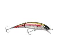 Abu Garcia Tormentor Jointed Esca galleggiante - Disponibile in più misure, ottimale per predatori d'acqua dolce come trote, lucci, bass, azione realistica e colori vivaci, trota iridea 11 cm