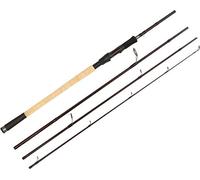 Abu Garcia Tormentor Travel & Overseas - Canna da pesca da pesca Predator, sottile, vuota, manico in sughero premium, canna da pesca predatore, nera, 2,74 m, 15-45 g