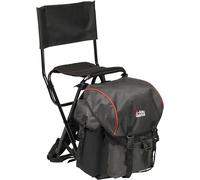 Abu Garcia Zaino Std with Backrest Unisex Adulto, Nero, Standard