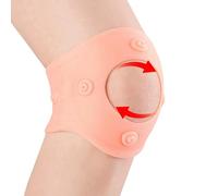 ABUBU Ginocchiera elastica in silicone con magneti, supporto e compressione terapeutica, protezione per ginocchio, stabilizzatore flessibile per dolore, infiammazione e uso sportivo o quotidiano