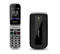 ABUBU Telefono cellulare per anziani con coperchio, Artfone F-20, Tasti grandi e SOS, Chiamata rapida, Molto semplice, Alto volume, Batteria a lunga durata
