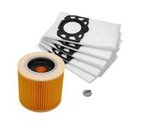 ABUD-Sacchetti for aspirapolvere Filtro Compatibilità adatta for Karcher KFI 357 KFI357 KA 40 Sacchetto di ricambio for 2.863-314.0WD2 Plus WD3