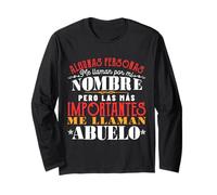 Abuelo Spanish Fathers Day Mexican Grandpa Abuelito Maglia a Manica