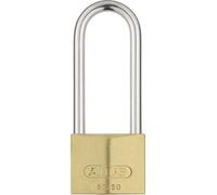 ABUS 02516 - Lucchetto in ottone con gambo lungo, 80 mm, per chiave tipo 1672