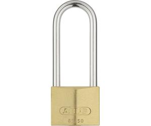 ABUS 02516 - Lucchetto in ottone con gambo lungo, 80 mm, per chiave tipo 1672