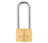 ABUS 04778 Catenaccio In Ottone 65/40mm Con Gancio Lungo 63mm