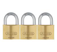 ABUS 11825 45/40 Lucchetto In Ottone 40mm Confezione Tripla