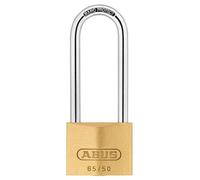ABUS 12020 65/50mm Ottone Lucchetto 80mm Lungo Lucchetto Chiave Uguale 6504