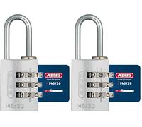 ABUS 145/20 AB145/20 Plata, Argento (Confezione da 2)