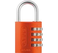 ABUS 145/40 C 40 mm Body 4-dial Resettable combination Padlock, arancione