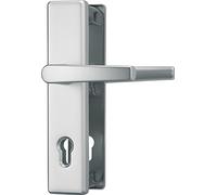 ABUS 210358 raccordo di protezione porta HLS 214DD F1, con maniglia su entrambi i lati, alluminio 21035 (l'imballaggio può variare)