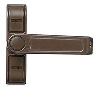 Abus 2410 Serratura per Finestre, Blocco con Chiavistello a Perno per Finestre ad un'Anta, Serratura Multipla, Livello di Sicurezza: 6, 89620, Marrone