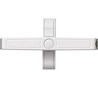 Abus 2420 Al0145 Serratura per Finestre, Blocco con Chiavistello a Perno per Finestre a Doppia Anta, Chiave Maestra, Livello di Sicurezza: 7, 89643, Bianco