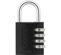 ABUS Lucchetto a Combinazione 145/40 - Codice a 4 Cifre, Nero