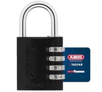 ABUS 346132-145/40_NEGRO Candado aluminio combinacion 40 mm 4 dígitos negro